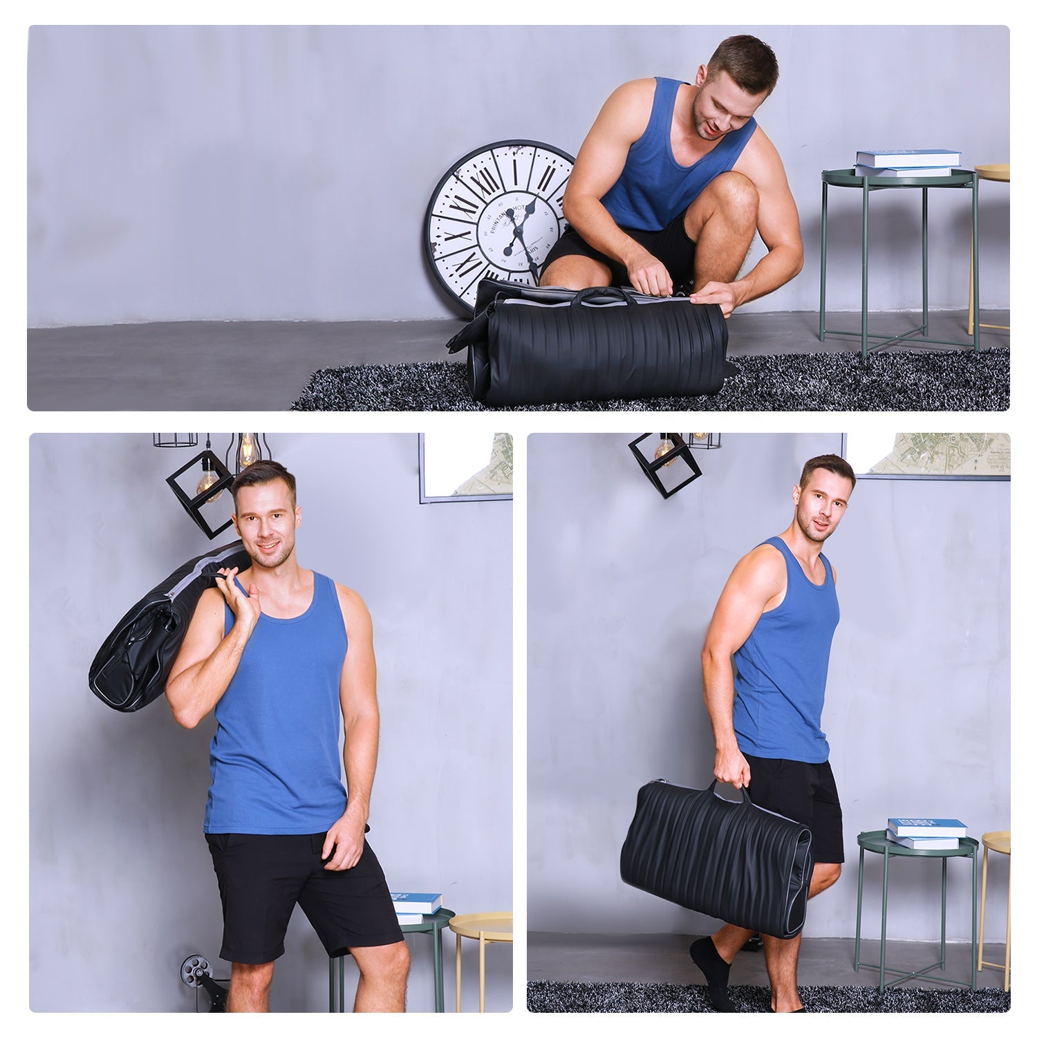 naipo-mgym-8610-portable-traction-air-yoga-mat-with-waist-heated-massage-663258